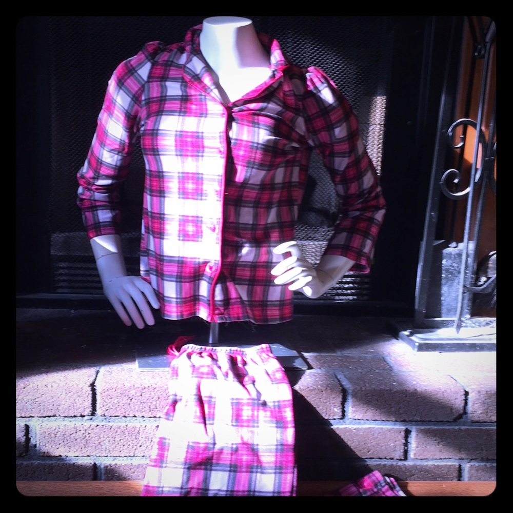 Plaid pajama set